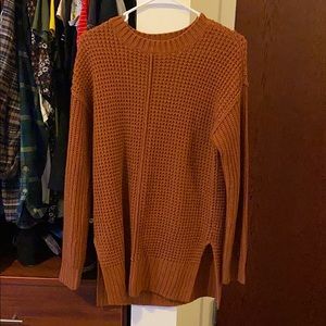 rust colored sweater